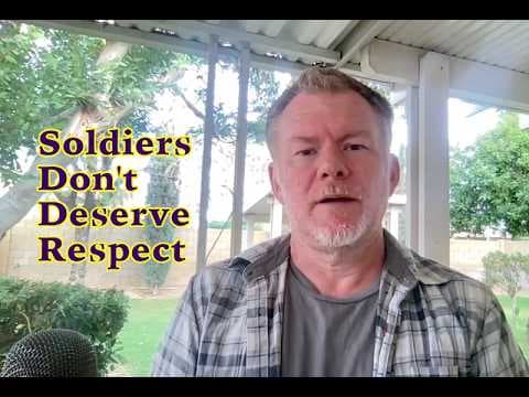 YouTube thumbnail for Soldiers Don't Deserve Respect