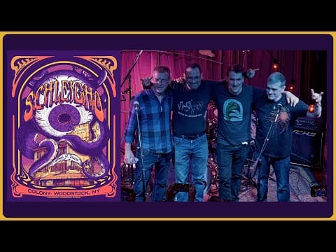 YouTube thumbnail for Schleigho Live at Colony, Woodstock, NY. Full concert (2+ hrs) April 12th, 2025 - Acid Jazz / Freeform / Funk