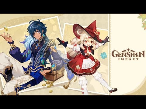 YouTube thumbnail for Outfit Teaser: Teyvat Style – It's Showtime | Genshin Impact