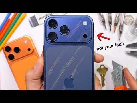 YouTube thumbnail for iPhone scratch test