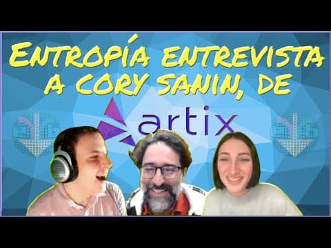 YouTube thumbnail for Entropía binaria interviews Cory Sanin, an active Artix Linux developer