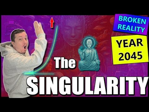 YouTube thumbnail for The Singularity: Everything Is About To Get Weird