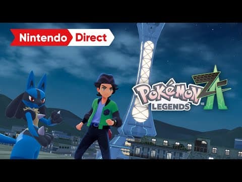 YouTube thumbnail for Pokémon Legends Z-A - Nintendo Direct 3.27.25