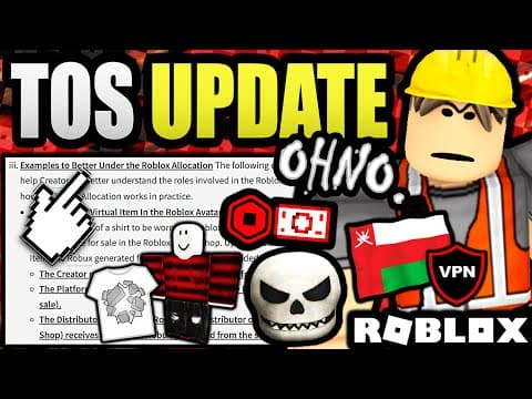 YouTube thumbnail for Roblox's new ToS brings some serious concerns