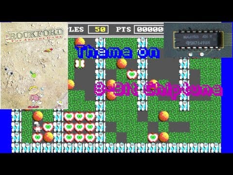 YouTube thumbnail for Rockford: The Arcade Game [MS DOS] Theme on Tandy 3 Voice