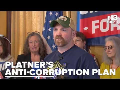 YouTube thumbnail for Graham Platners "Collins Rule" Anti Corruption Platform speech (via WGME, Channel 13, Portland Maine)