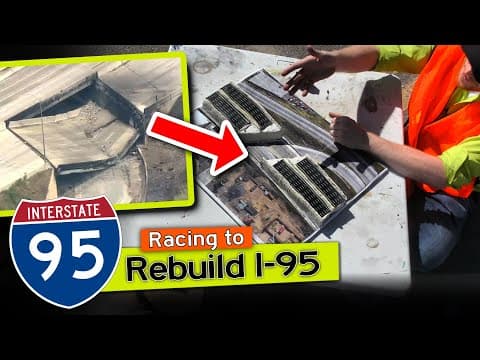 YouTube thumbnail for But HOW can I-95 re-open... in under TWO WEEKS?