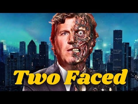 YouTube thumbnail for [DAMO] Why are right wing grifters all like Batman villains?