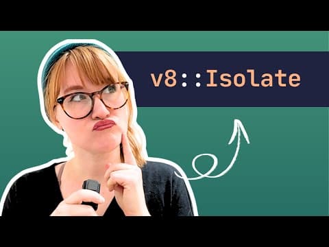 YouTube thumbnail for How to safely run code in V8 isolates