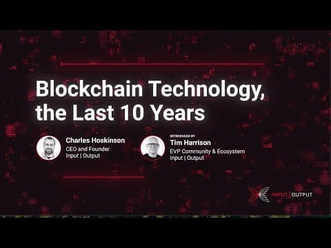 YouTube thumbnail for Blockchain technology, the last 10 years