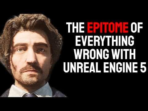 YouTube thumbnail for A very mad lad's technical explanation on several games' graphics pipeline (and why they suck)