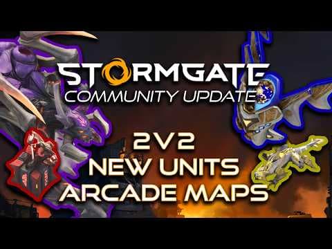 YouTube thumbnail for The Stormgate Community Update is out now!