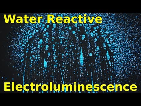 YouTube thumbnail for Water Reactive EL Panels
