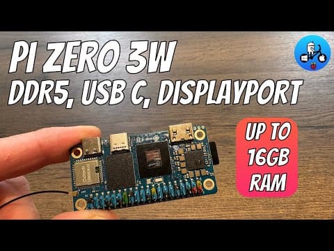 YouTube thumbnail for Orange Pi Zero 3W: First look and setup