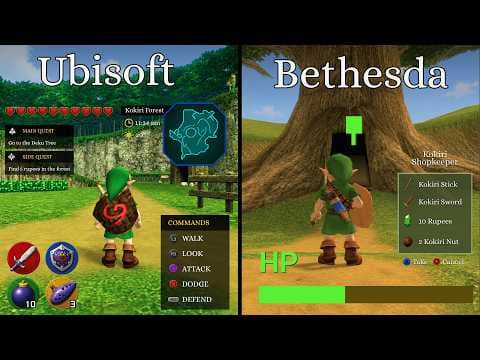YouTube thumbnail for Zelda Remake, But it was made by other companies... [8:04]