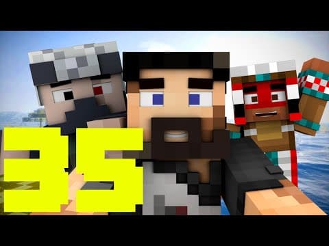 YouTube thumbnail for A Warm Swim (Minecraft Starblight Desert) (VintageBeef POV)