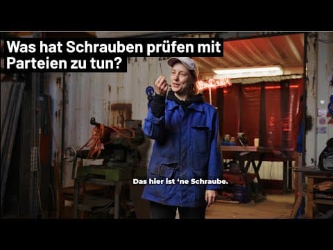 YouTube thumbnail for So genau prüfen wir... Schrauben!
