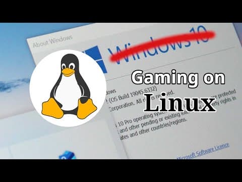 YouTube thumbnail for Windows 10 Is Dead. This Is Linux from the Perspective of a Gamer - zra