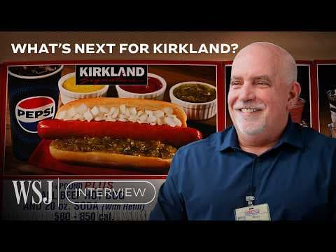 YouTube thumbnail for Costco CEO Breaks Down How a Kirkland Product Gets Made | WSJ | 8:50