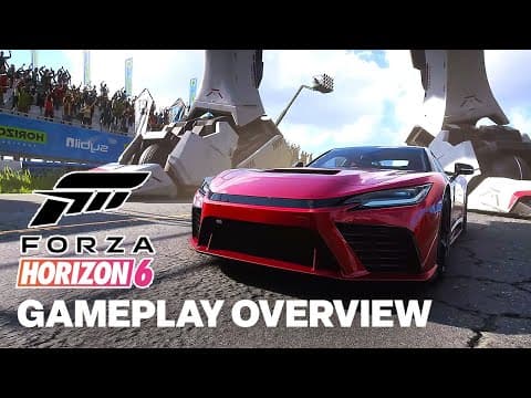 YouTube thumbnail for Forza Horizon 6 Gameplay Overview | Xbox Developer Direct 2026