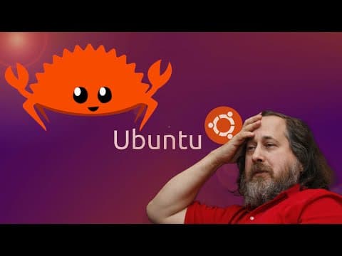 YouTube thumbnail for Ubuntu Will Replace GNU Core Utilities With Rust