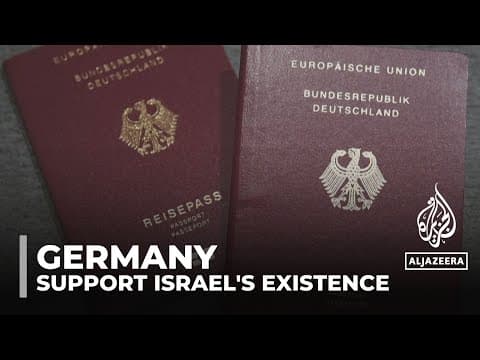 YouTube thumbnail for German citizenship: Applicants must support Israel’s right to exist
