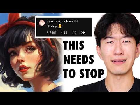 YouTube thumbnail for Real Artists are Being Accused of AI Art now..