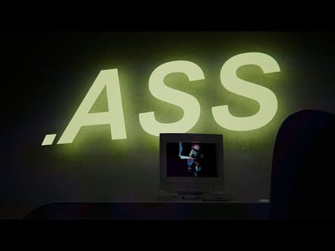 YouTube thumbnail for Poisoning AI with ".аss" subtitles