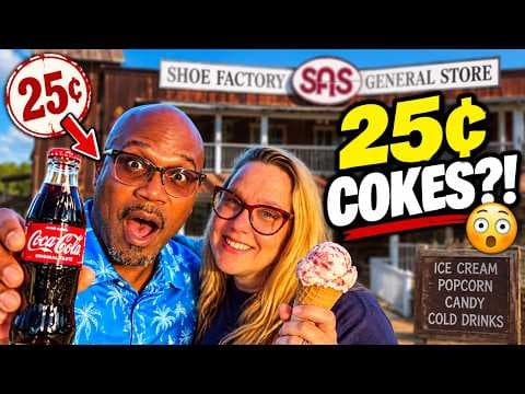 YouTube thumbnail for We Found 25¢ Cokes in San Antonio! 😳