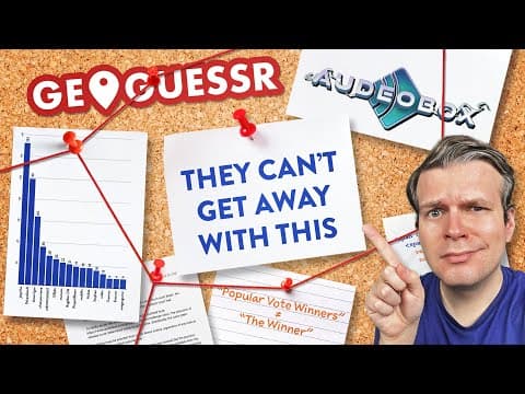 YouTube thumbnail for Exposing the GeoGuessr x Audeobox Contest Scandal [19:01]