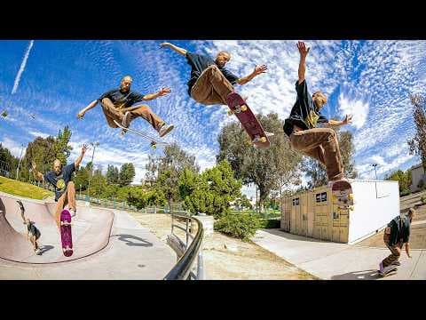 YouTube thumbnail for Greyson Fletcher's new part dropped last week, and it's full-on frenetic gnar beginning to end!