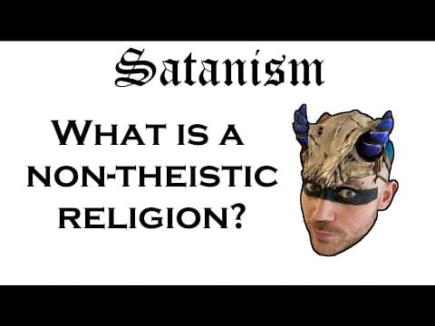 YouTube thumbnail for What is a non-theistic religion? feat. TERFs and Dictionary Definitions