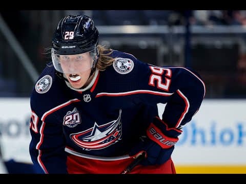 YouTube thumbnail for Columbus Trades Laine and a Draft Pick to Habs for Harris