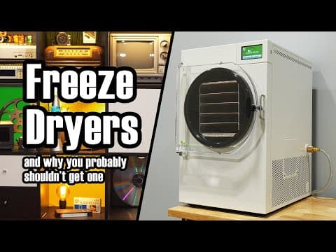 YouTube thumbnail for I bought a freeze dryer so you don't have to [1:00:14]