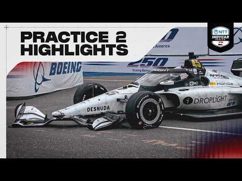 YouTube thumbnail for Practice 2 Highlights | 2026 INDYCAR at Washington, D.C.