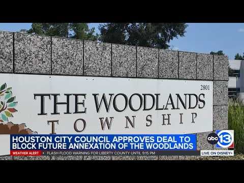 YouTube thumbnail for Houston City Council approves deal that blocks future annexation of The Woodlands