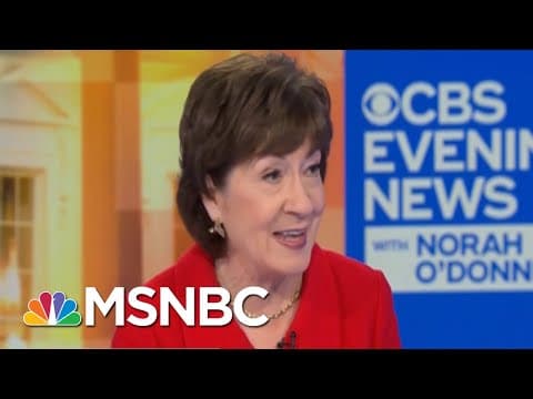 YouTube thumbnail for Susan Collins Claims Trump Has Learned His Lesson