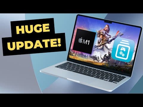 YouTube thumbnail for Mac Gaming Toolkit gets a big surprise update!