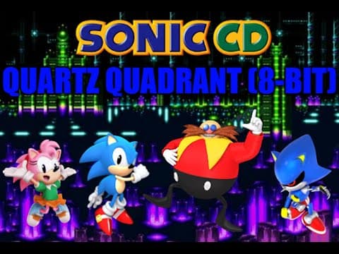 YouTube thumbnail for Sonic CD - Quartz Quadrant Zone (Japanese port) [1993] (8-bit)