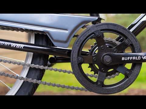 YouTube thumbnail for Bicycle with 2-speed, 2-chain drivetrain