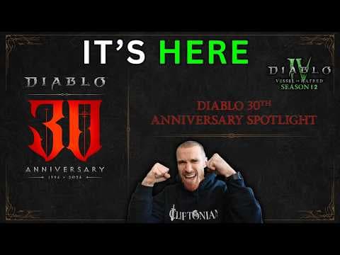 YouTube thumbnail for Cliptis - Information on Diablo 30th Anniversary video