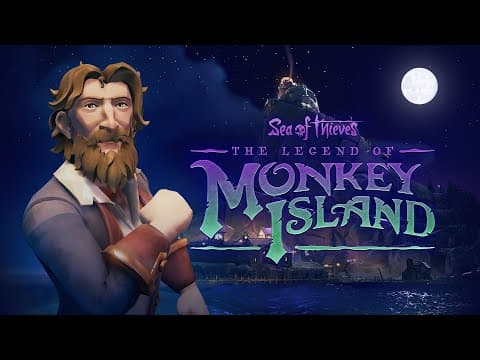 YouTube thumbnail for Sea of Thieves: The Legend of Monkey Island DLC coming! Can't describe how excited I am that my 2 favorite pirate franchises are joining forces!