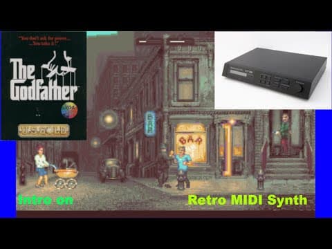 YouTube thumbnail for The Godfather [MS DOS] Intro on Roland MT-32