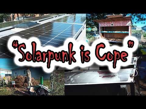 YouTube thumbnail for Solarpunk practice