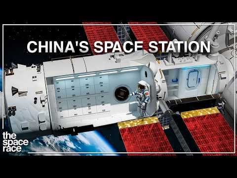 YouTube thumbnail for Life Inside China's Tiangong Space Station [14:36 (13:15) | SEP 27 2025 | The Space Race]