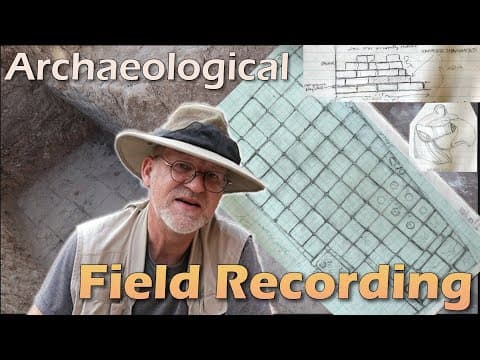 YouTube thumbnail for Archaeological Field Recording: Old School Methods