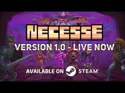 YouTube thumbnail for Necesse Version 1.0 | Launch Trailer