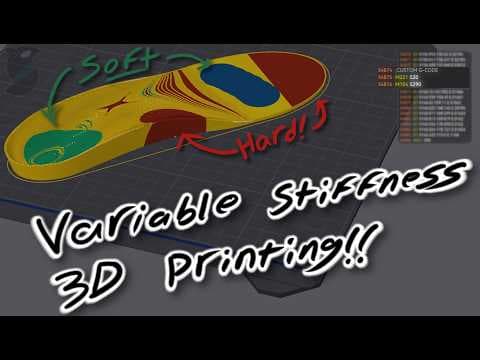 YouTube thumbnail for I added functionality to orcaslicer that lets you add custom gcode with modifiers. Super useful for foaming TPU so you can modify the stiffness mid print!