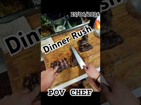 YouTube thumbnail for POV: Dinner Rush | Steaks & Pasta 🔥🍝