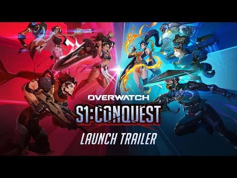 YouTube thumbnail for Season 1: Conquest Official Trailer | Overwatch
